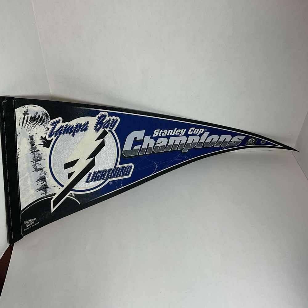 Wincraft Tampa Bay Lightning Champions Blue and Silver Pennant